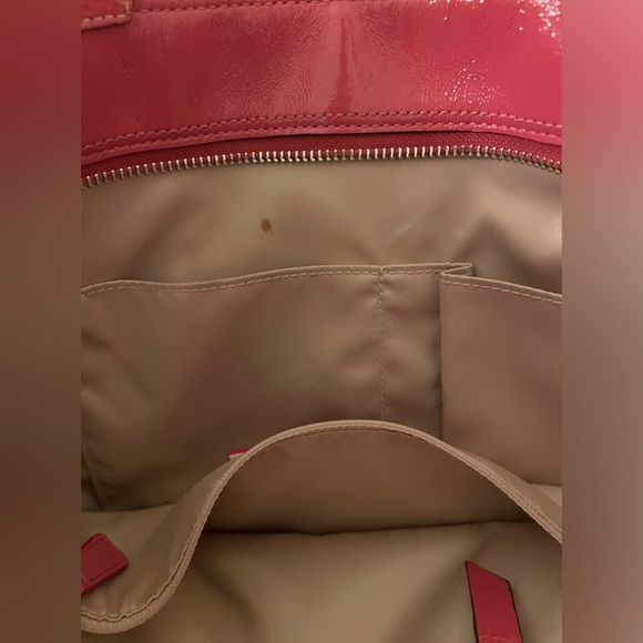 Coach Gallery Embossed Patent Leather Rose Pink Shoulder Bag Tote Purse - Picture 12 of 15